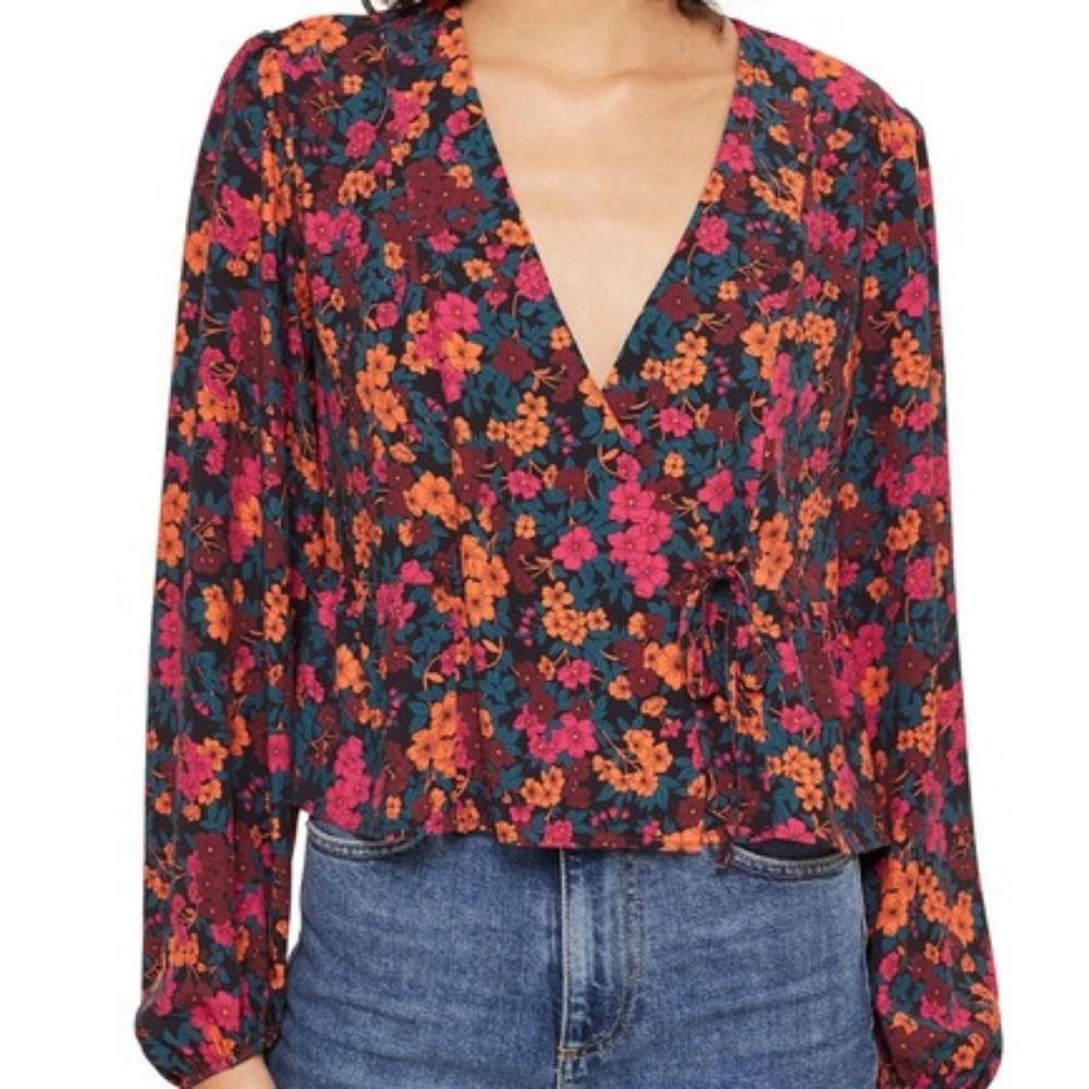 New TopShop Grand Estate Floral Blouse - Picture 1 of 3